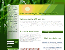 Tablet Screenshot of childanalysis.org